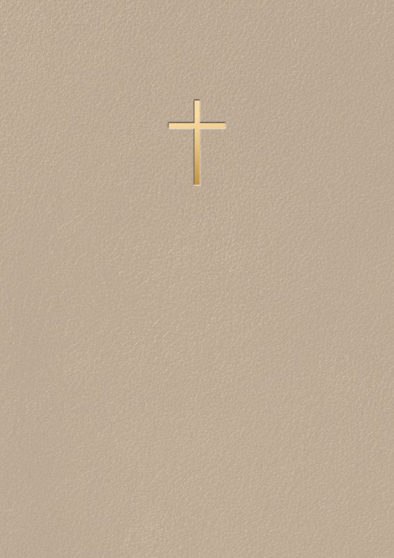 Bibel 2026 - Beige konstskinn