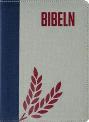 Bibel 2026 (grå/vinröd) - blixtlås, slim