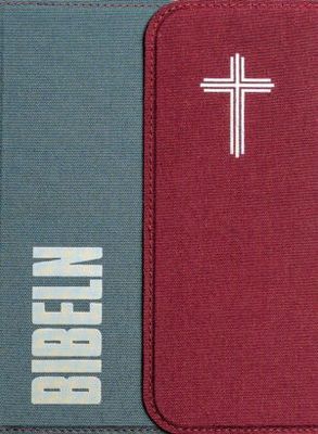 Bibel 2026 (grå/vinröd) - magnetlås med noter och tumindex