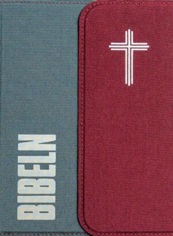 Bibel 2026 (grå/vinröd) - magnetlås med noter och tumindex