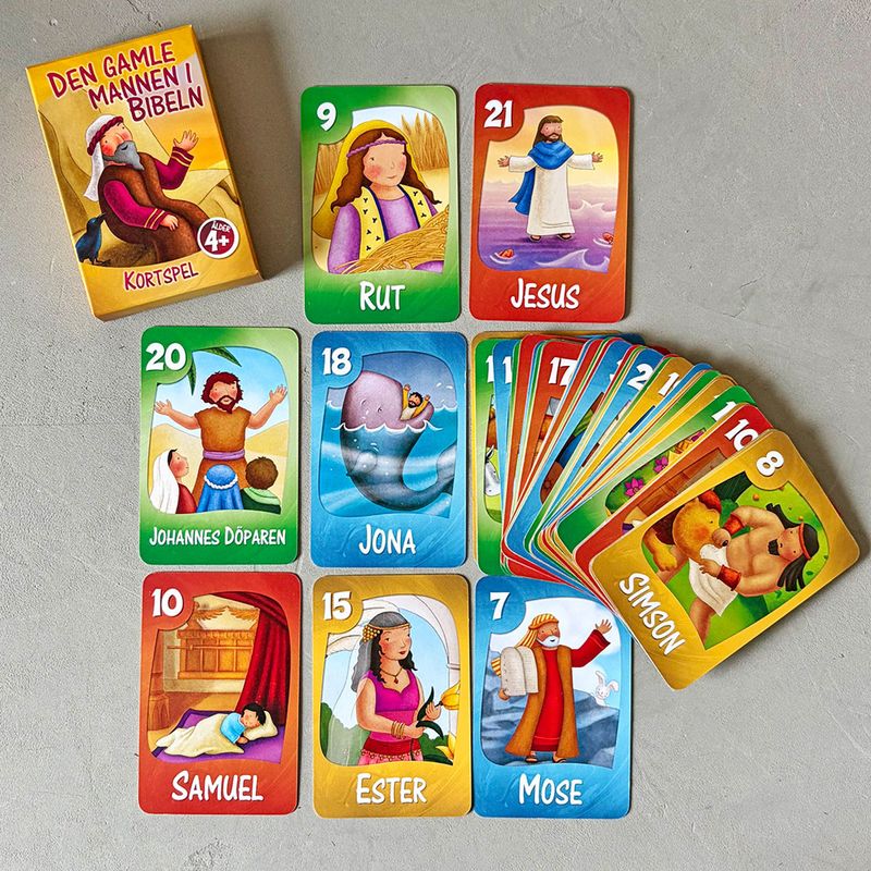 Den gamle mannen i Bibeln - kortspel