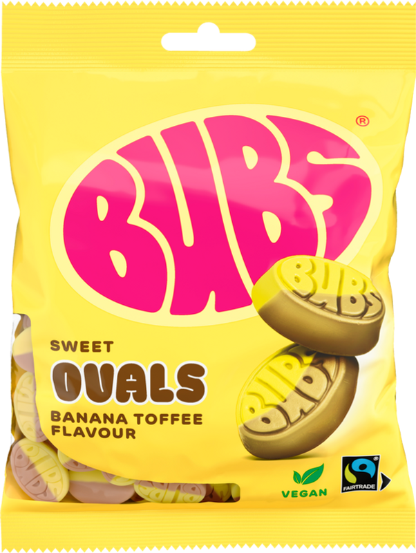 BUBS Banana Toffe OVALS 90g