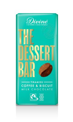 Divine Dessert Bar Tiramisu with Milk Chocolate 38%, 180g