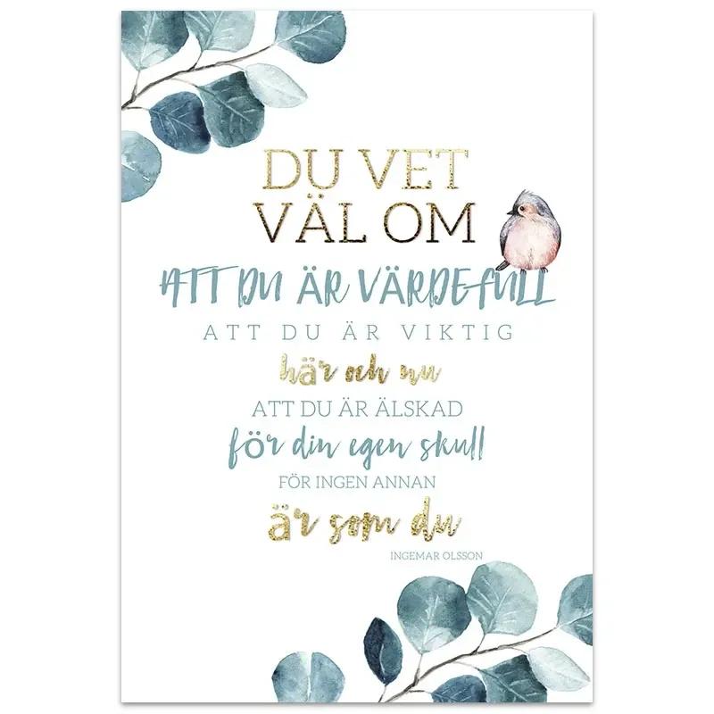 Kort - Värdefull - Dubbelt