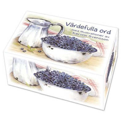 Värdefulla ord - kortask