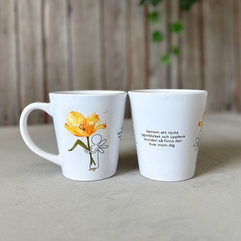 Mugg - Hoppets änglar, blomma
