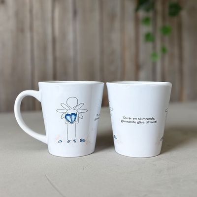 Mugg - Hoppets änglar, hjärta