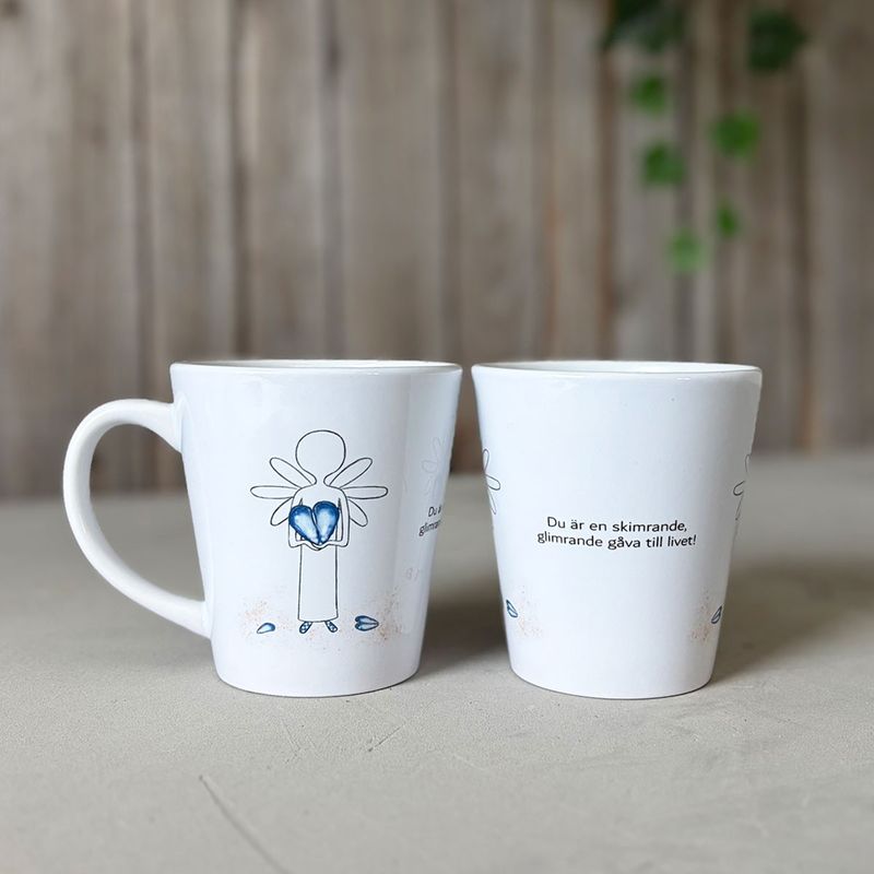 Mugg - Hoppets änglar, hjärta
