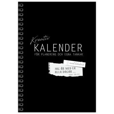 Kreativ kalender med bibelord - Jag är med er alla dagar
