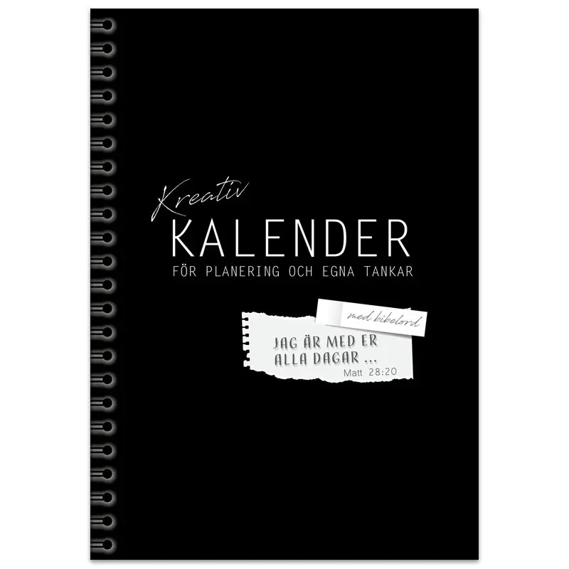 Kreativ kalender med bibelord - Jag är med er alla dagar