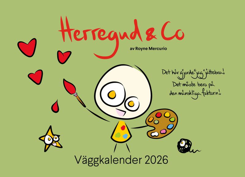 Herregud & Co - Väggkalender 2026