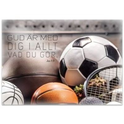 Vykort - Gud är med dig i allt vad du gör