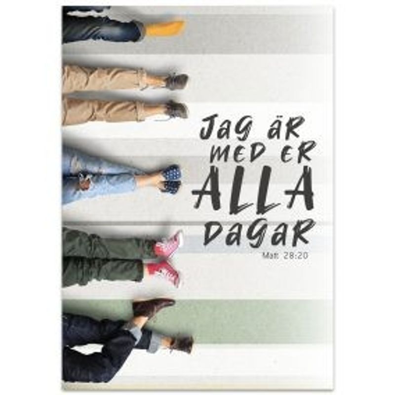 Vykort - Jag är med er alla dagar