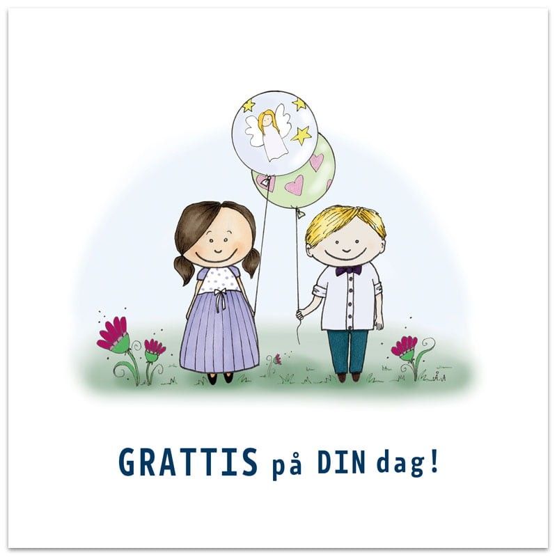 - Vykort - Kvadratiska