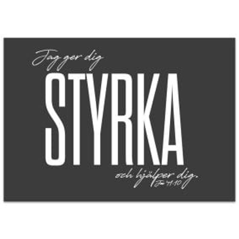 Vykort - Styrka