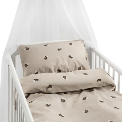 Humla Sand Barn Bäddset Spjälsäng 100x130 Borganäs of Sweden