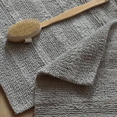 Lucca Grå Badrumsmatta Classic Textile