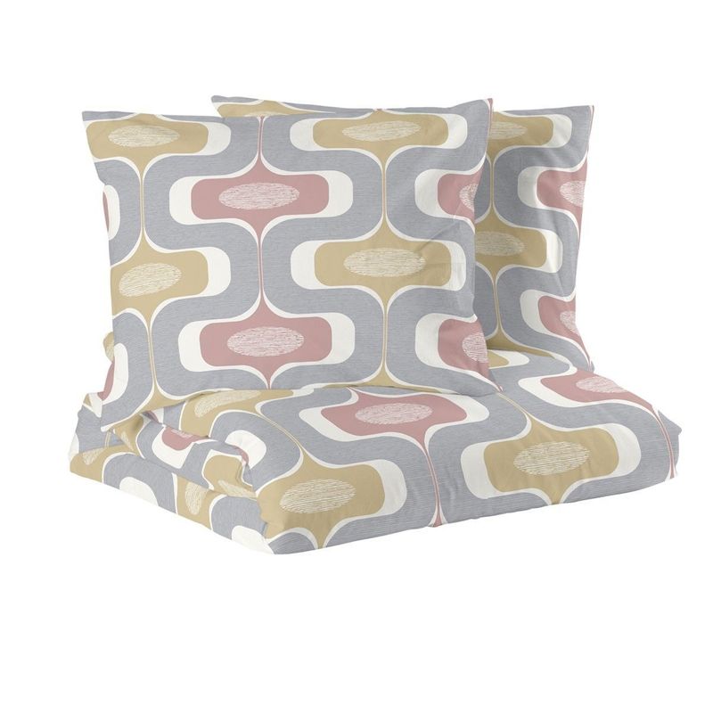 Ludvig Ljusgul Bäddset Dubbeltäcke 220x210 Redlunds