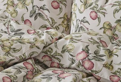 Äppellunden Multi Blommigt Bäddset Enkeltäcke 150x210 Borganäs of Sweden