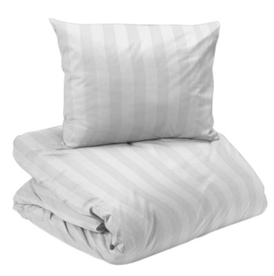 Hotell Mirage Bäddset Satin Vit Enkeltäcke 150x210 Redlunds