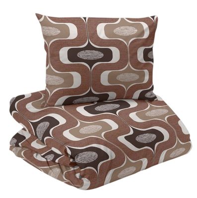 Ludvig Brun Bäddset Enkeltäcke 150x210 Redlunds