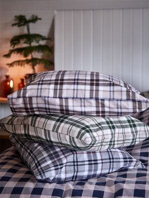 Trysil Grå Flanell Bäddset Enkeltäcke 150x210 Redlunds