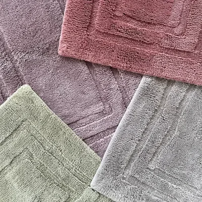 Turin Gammalrosa Badrumsmatta Classic Textile
