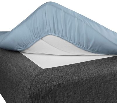 Dra på lakan Blå 180x200 Borganäs of Sweden