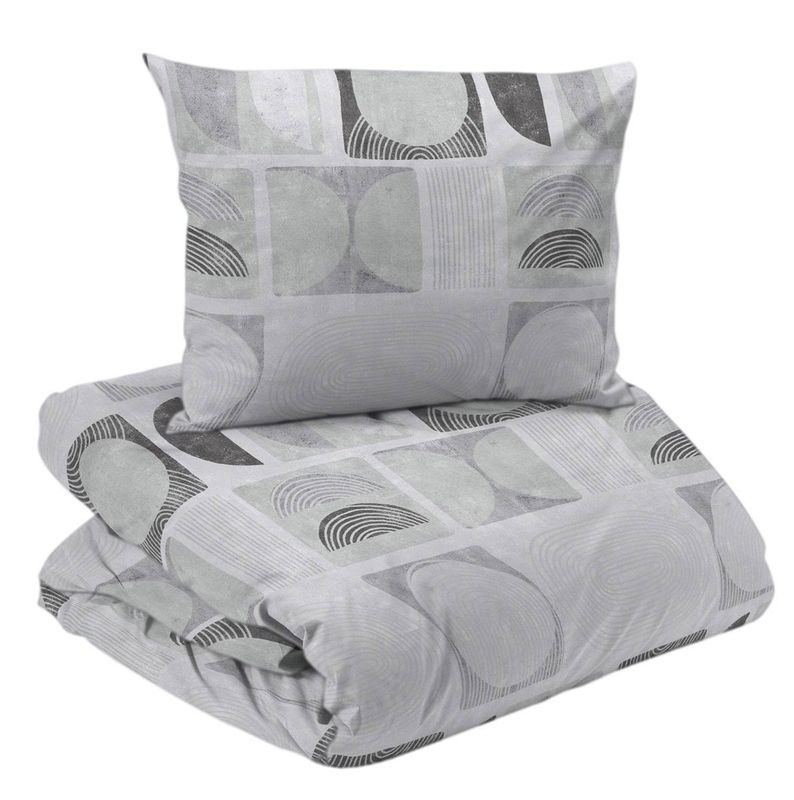 Como Grå Bäddset Enkeltäcke 150x210 Redlunds