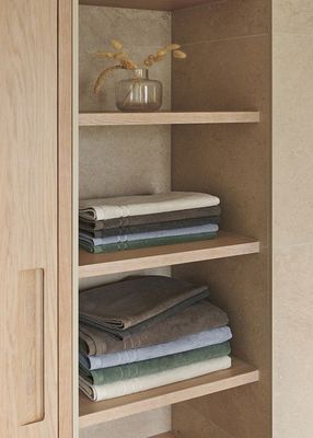 Helle Grå Duschmatta Frotté Borganäs of Sweden