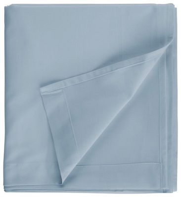 Lakan Blå Enkelsäng 180x260 Borganäs of Sweden