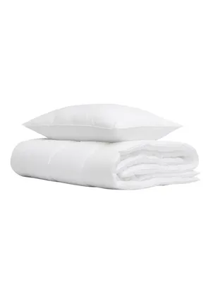 Paket Hotelltäcke & Hotellkudde 800g 150x210 550g + 50x60 Höie