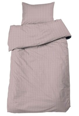 Square Satin Rosa Bäddset Enkeltäcke 150x210 Redlunds