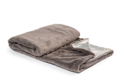 Pläd Nordby Grå 130x170 Kosta Linnewäfveri