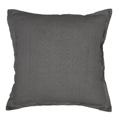 Linne Mörkgrå Kuddfodral 45x45 Redlunds