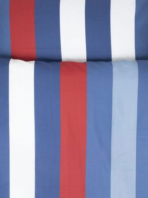 Saltvik Marin Randigt Maritim Mikrofiber Bäddset Enkeltäcke 150x210 Lord Nelson Victory