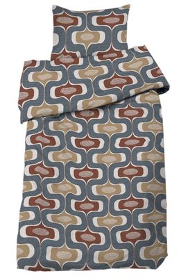 Ludvig Rost/Blå Bäddset Enkeltäcke 150x210 Redlunds