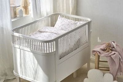 Päron Rosa Barn Bäddset Spjälsäng 100x130 Borganäs of Sweden