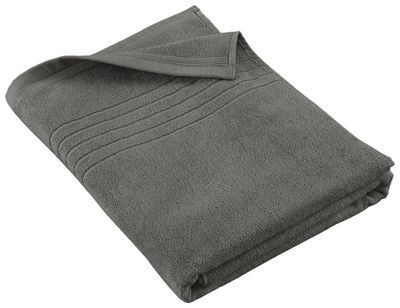 Helle Grå Badrumshandduk Frotté Borganäs of Sweden