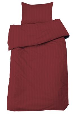 Hotell Påslakan Mirage Satin Julröd Enkeltäcke 150x210 Redlunds