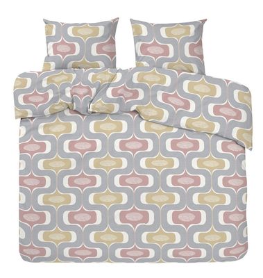 Ludvig Ljusgul Bäddset Dubbeltäcke 220x210 Redlunds