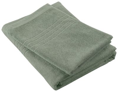 Helle Grön Badrumshandduk Frotté Borganäs of Sweden