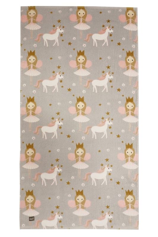 Badlakan Nellie Prinsessa Grå Barn 65x130 Redlunds