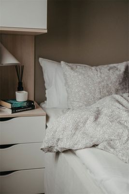 Junis Beige Blommor Bäckebölja Bäddset Dubbeltäcke 220x210 Redlunds