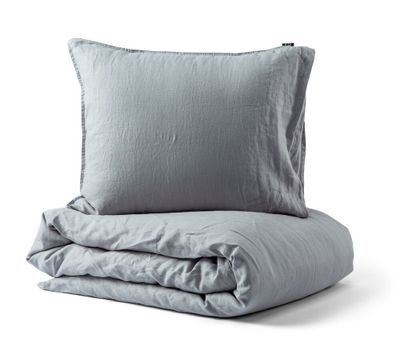 Örngott Linnea Lin Ljusgrå 50x60 Kosta Linnewäfveri