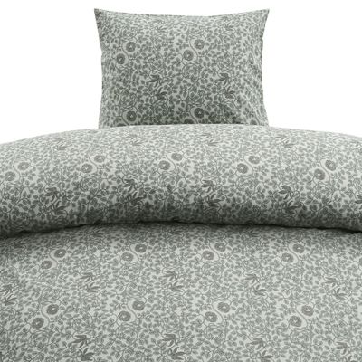 Botanique Grön Blommigt Bäddset Enkeltäcke 150x210 Borganäs of Sweden