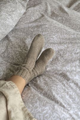 Garden Greige Bäddset Enkeltäcke 150x210 Borganäs of Sweden