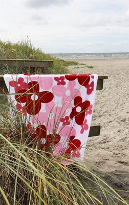 Badlakan Happy Rosa Beachfrotté 80x160 Redlunds