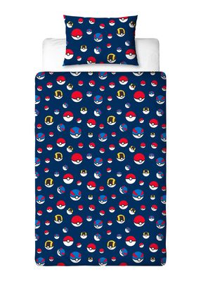 Pokemon Multi Barn Bäddset Enkeltäcke 150x210