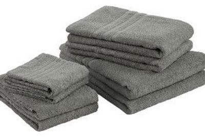 Basic Frotté Grå Badrumshandduk Borganäs of Sweden